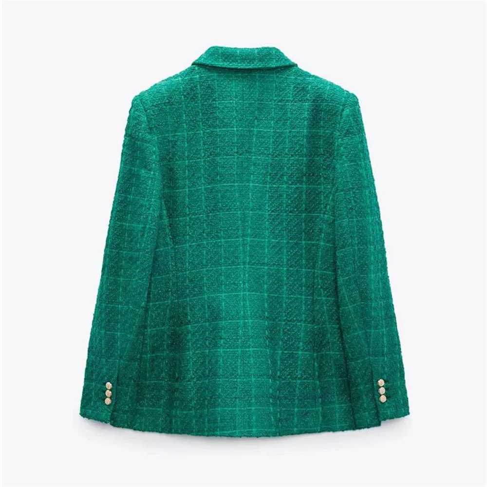 Blazer feminino em lã fechamento duplo AB604