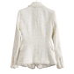 Blazer feminino fechamento duplo e barra desfiada AB620